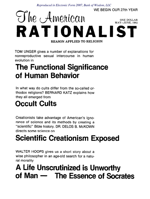 (image for) The American Rationalist Set - Vol. 27 - Vol. 29
